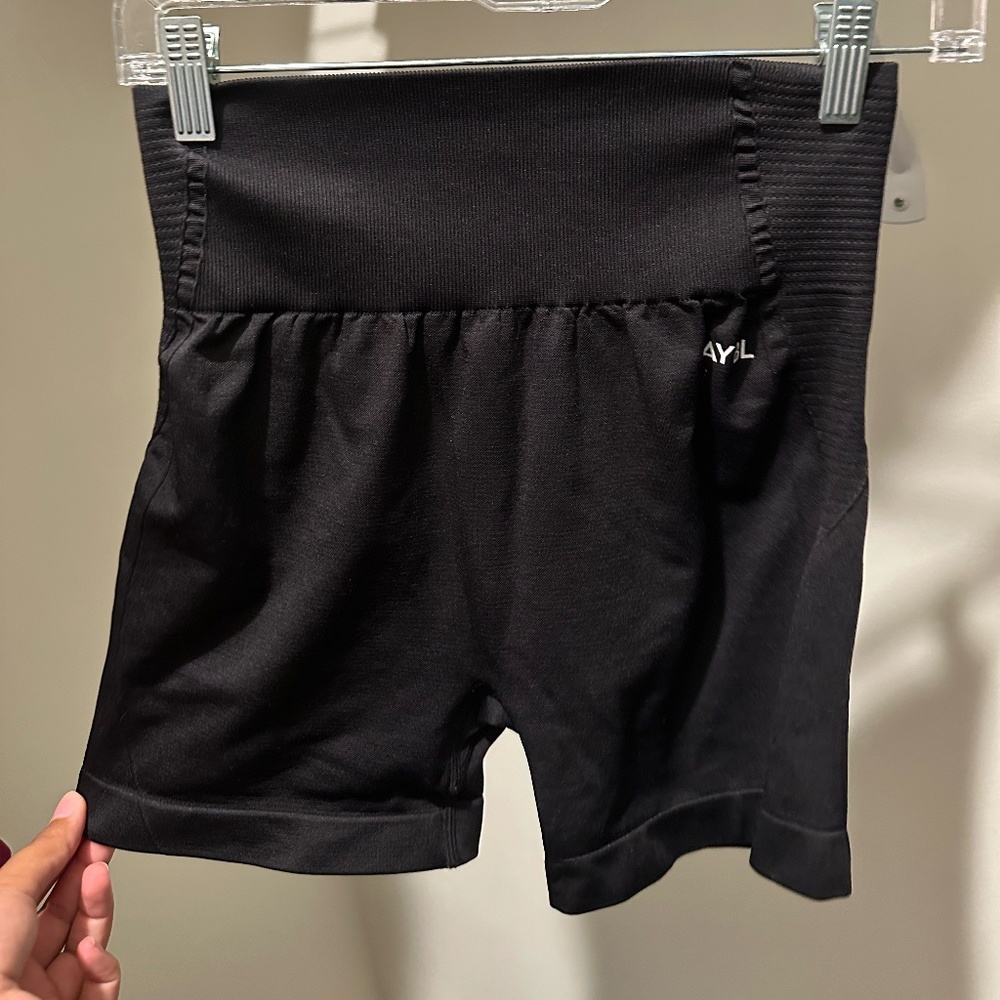 BLACK AYBL SHORTS